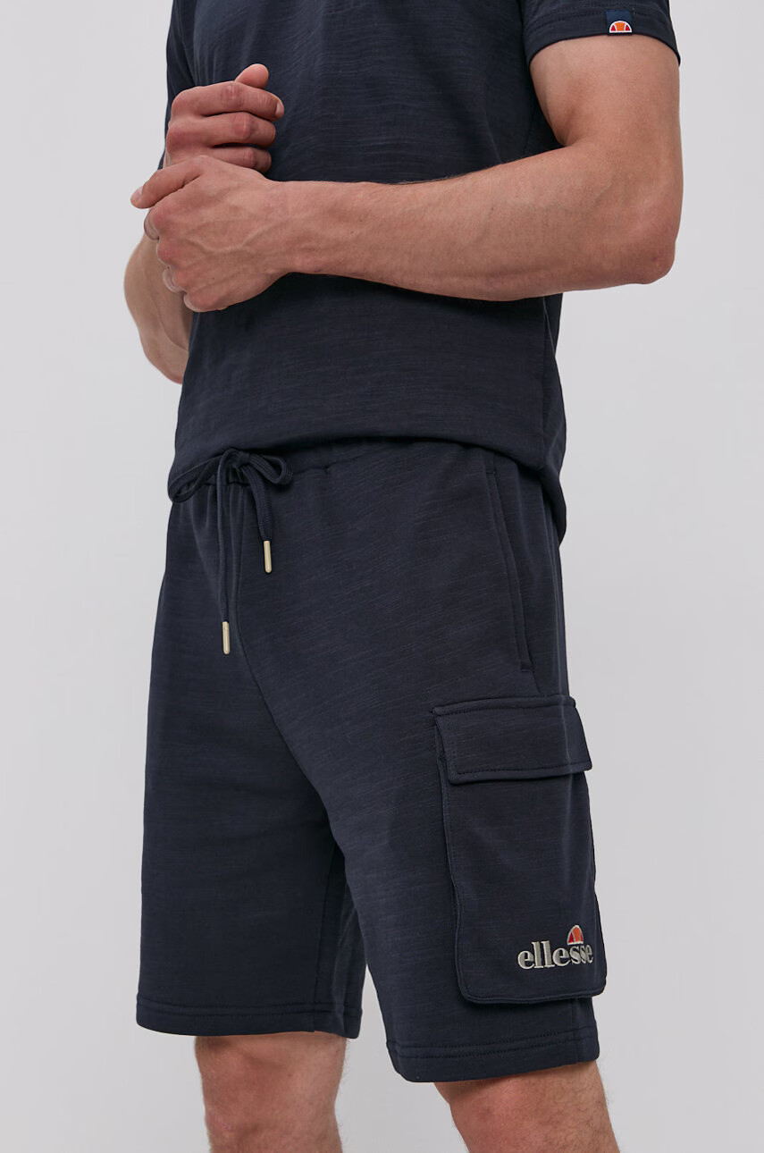 Ellesse Къс панталон мъжки в тъмносиньо - Pepit.bg