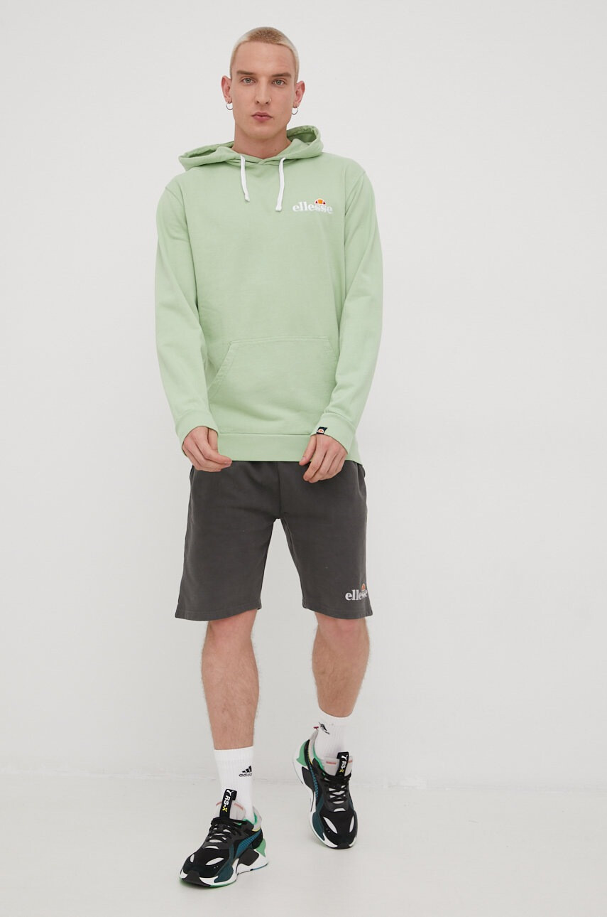 Ellesse Памучен къс панталон в сиво - Pepit.bg