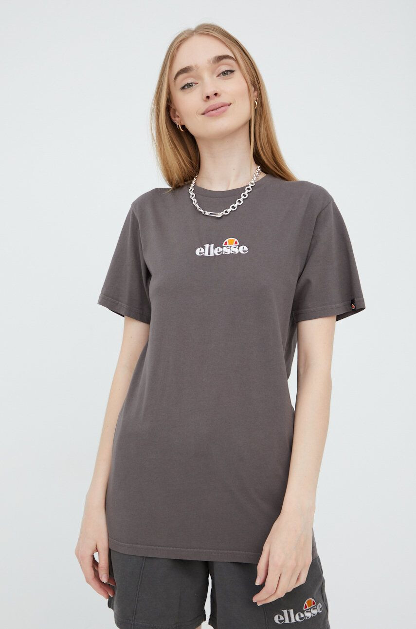 Ellesse Памучна тениска в сиво - Pepit.bg