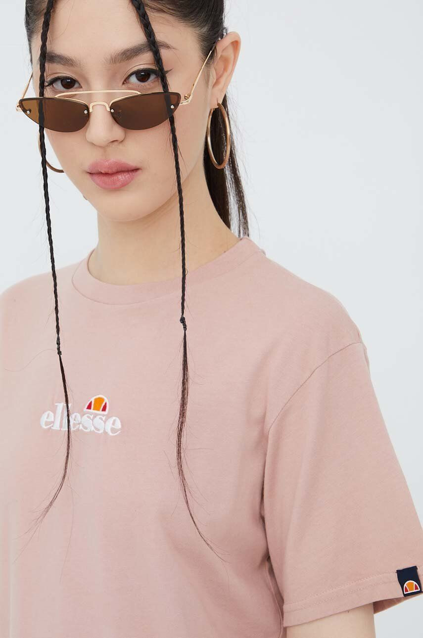 Ellesse Памучна тениска в розово - Pepit.bg