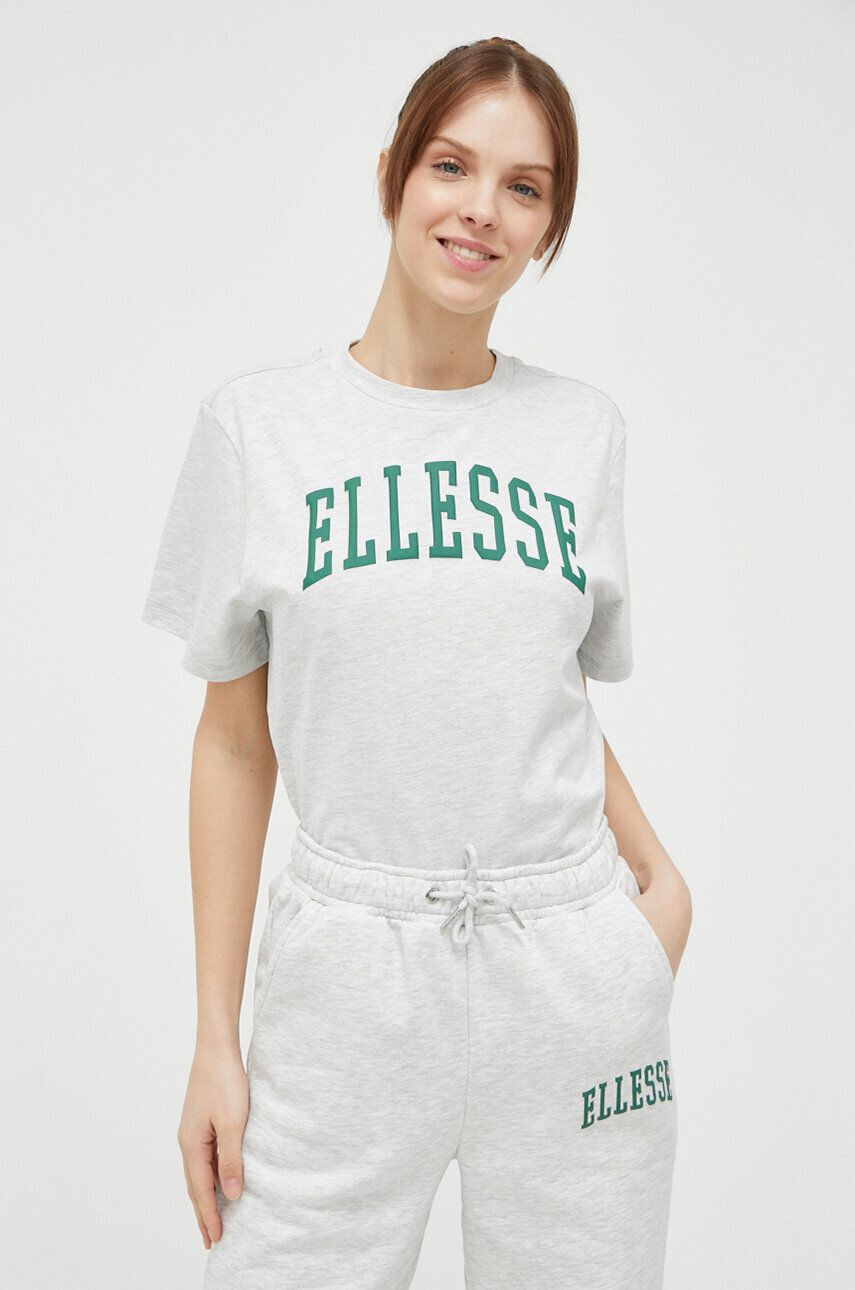 Ellesse Памучна тениска в сиво - Pepit.bg