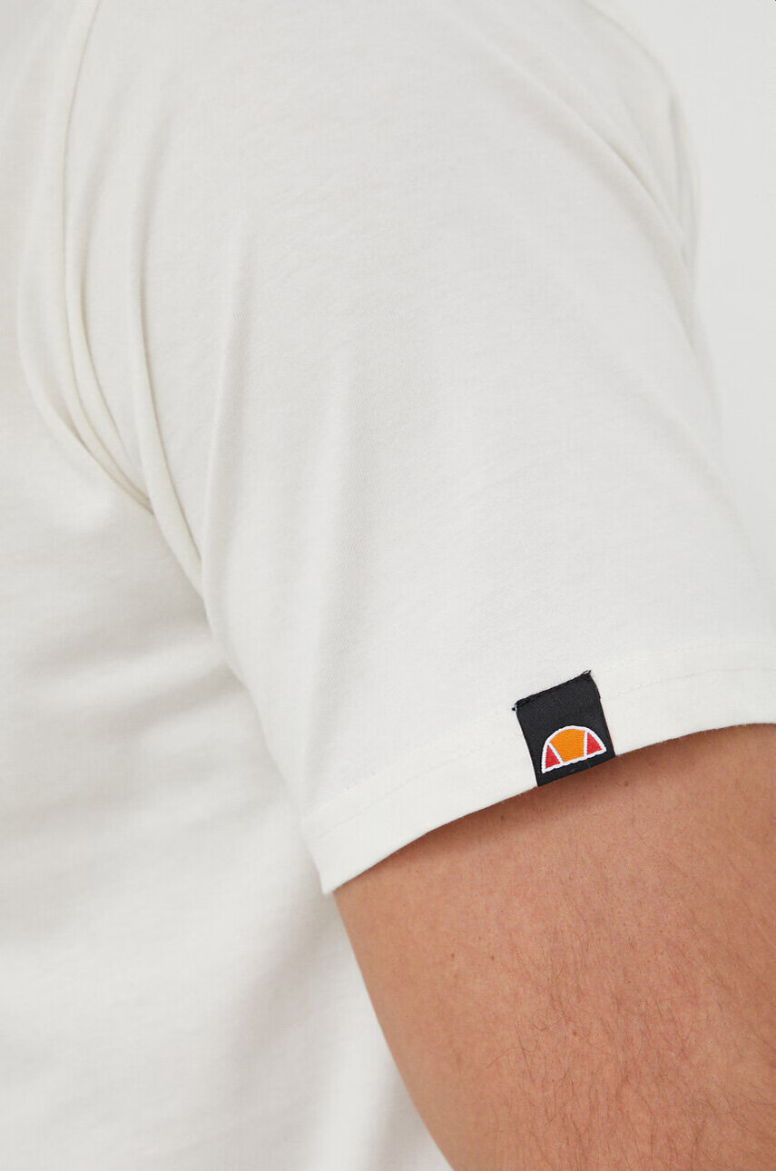 Ellesse Памучна тениска в бежово с принт - Pepit.bg