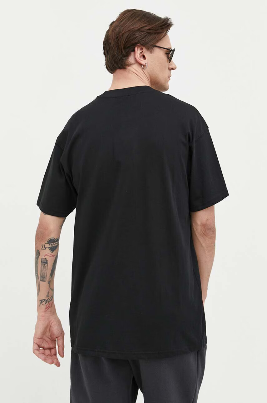 Ellesse Памучна тениска в черно с принт - Pepit.bg