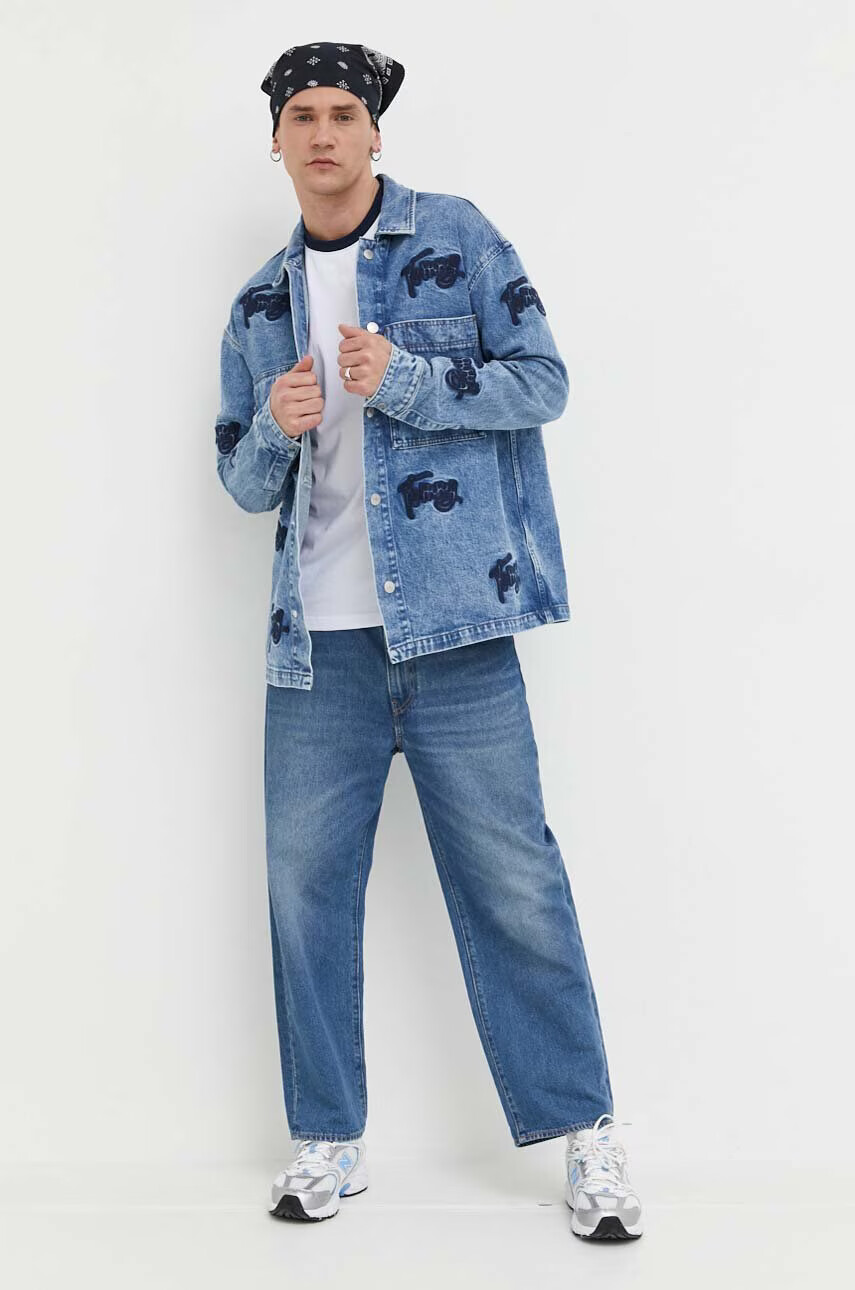Ellesse Памучна тениска в бяло с апликация - Pepit.bg