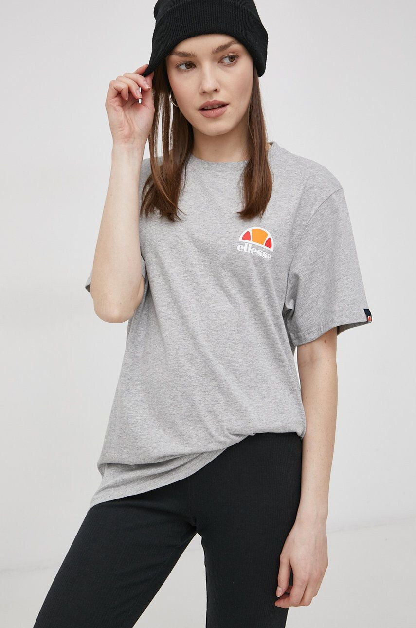 Ellesse Памучна тениска в сиво - Pepit.bg