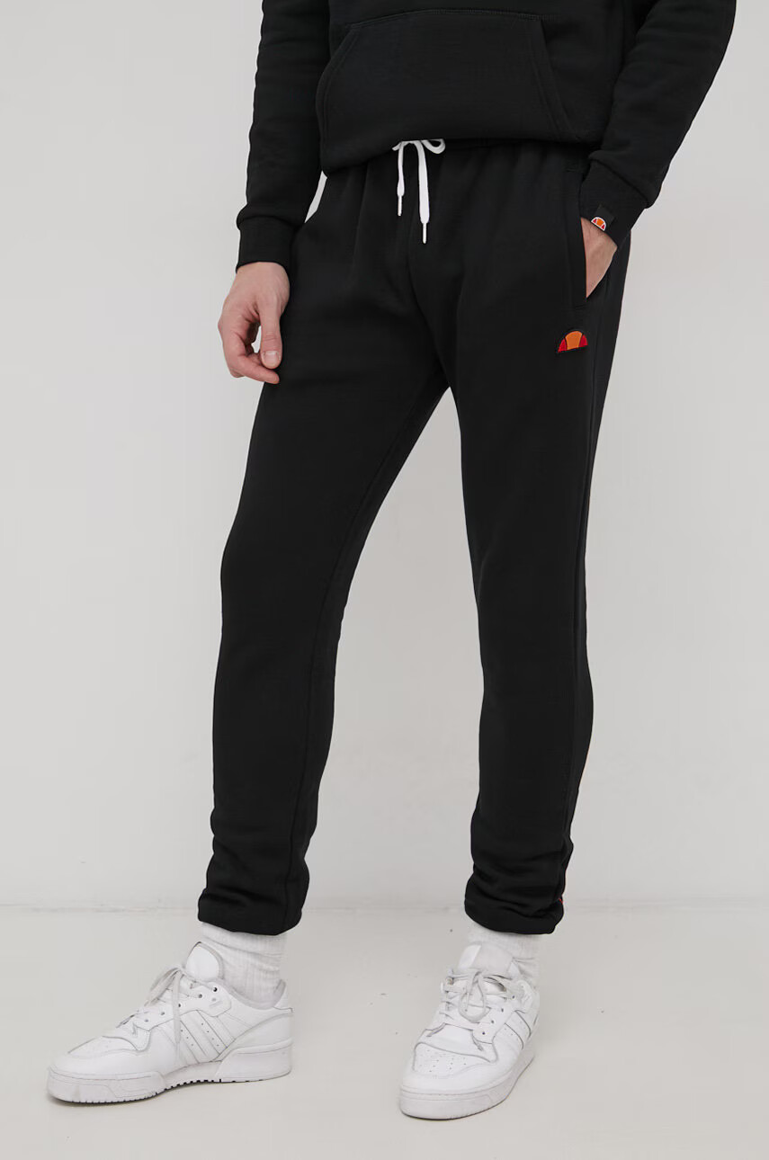 Ellesse Панталон мъжки в черно с апликация - Pepit.bg