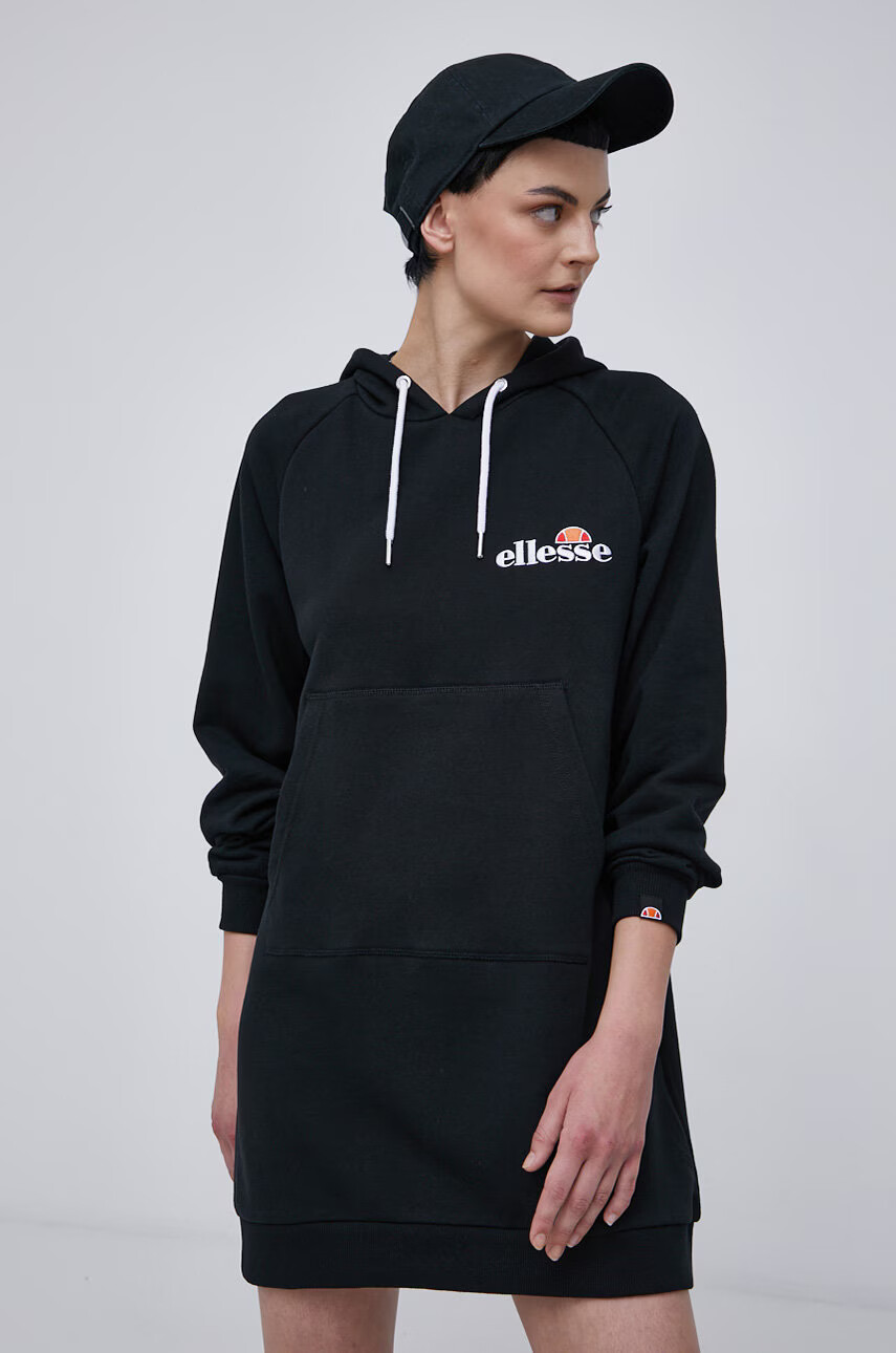 Ellesse Рокля в черно къс модел със стандартна кройка - Pepit.bg