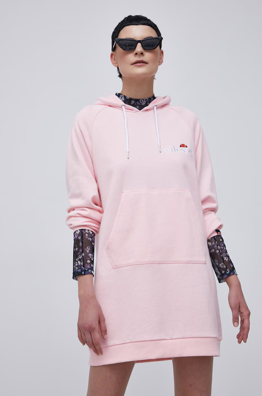 Ellesse Рокля в розово къс модел със стандартна кройка - Pepit.bg
