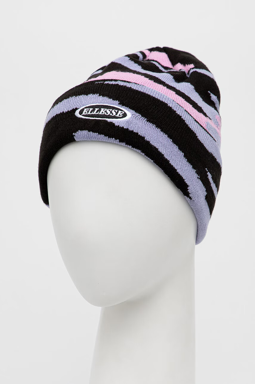 Ellesse Шапка в лилаво от плътен трикотаж - Pepit.bg