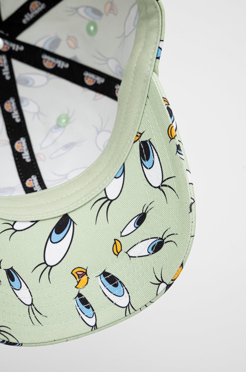 Ellesse Шапка X Looney Tunes в зелено с десен - Pepit.bg