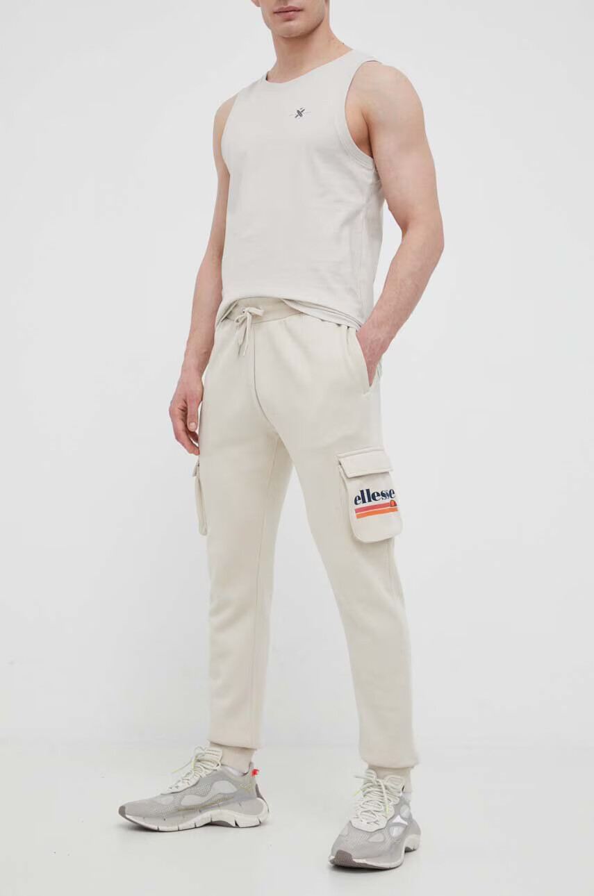 Ellesse Спортен панталон в бежово с принт - Pepit.bg