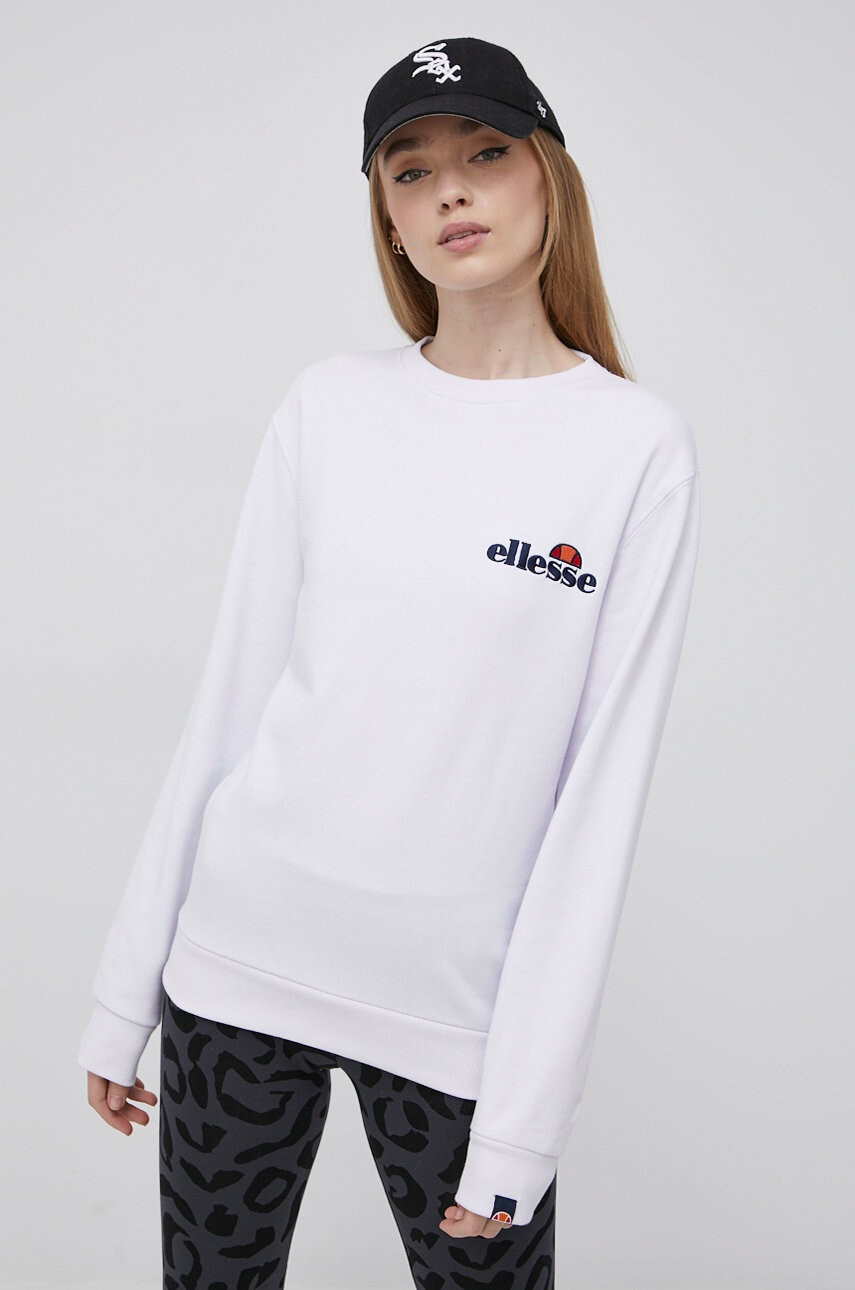 Ellesse Суичър в бяло меланж на - Pepit.bg