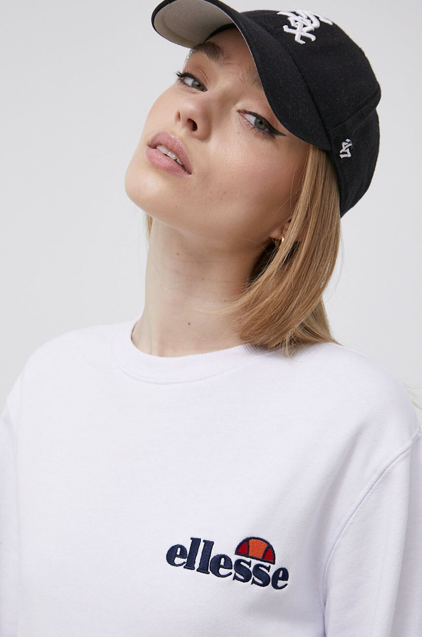 Ellesse Суичър в бяло меланж на - Pepit.bg