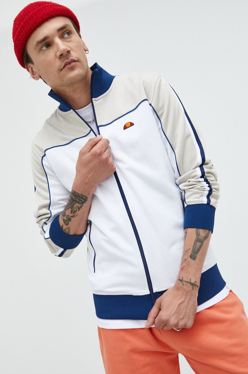 Ellesse Суичър в бяло с апликация - Pepit.bg