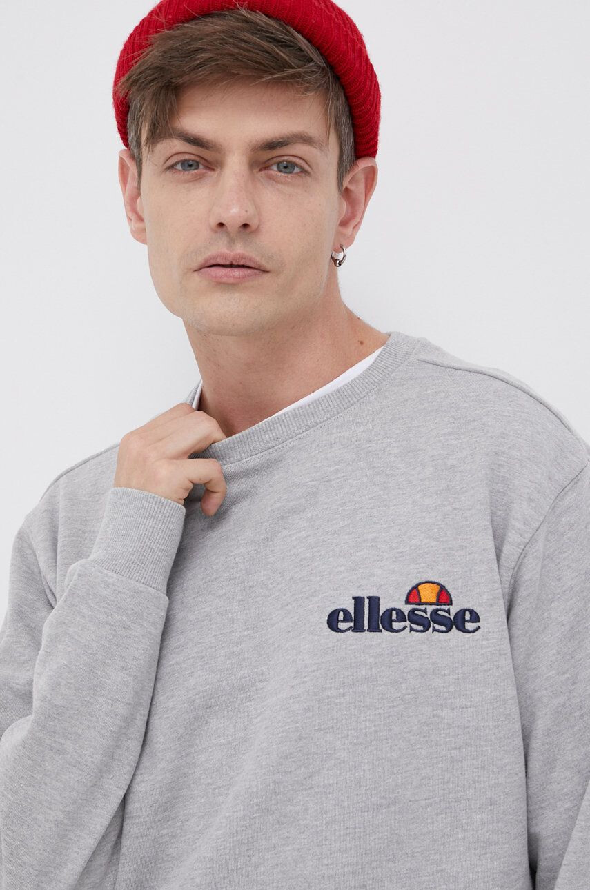 Ellesse Суичър мъжки в сиво с апликация - Pepit.bg