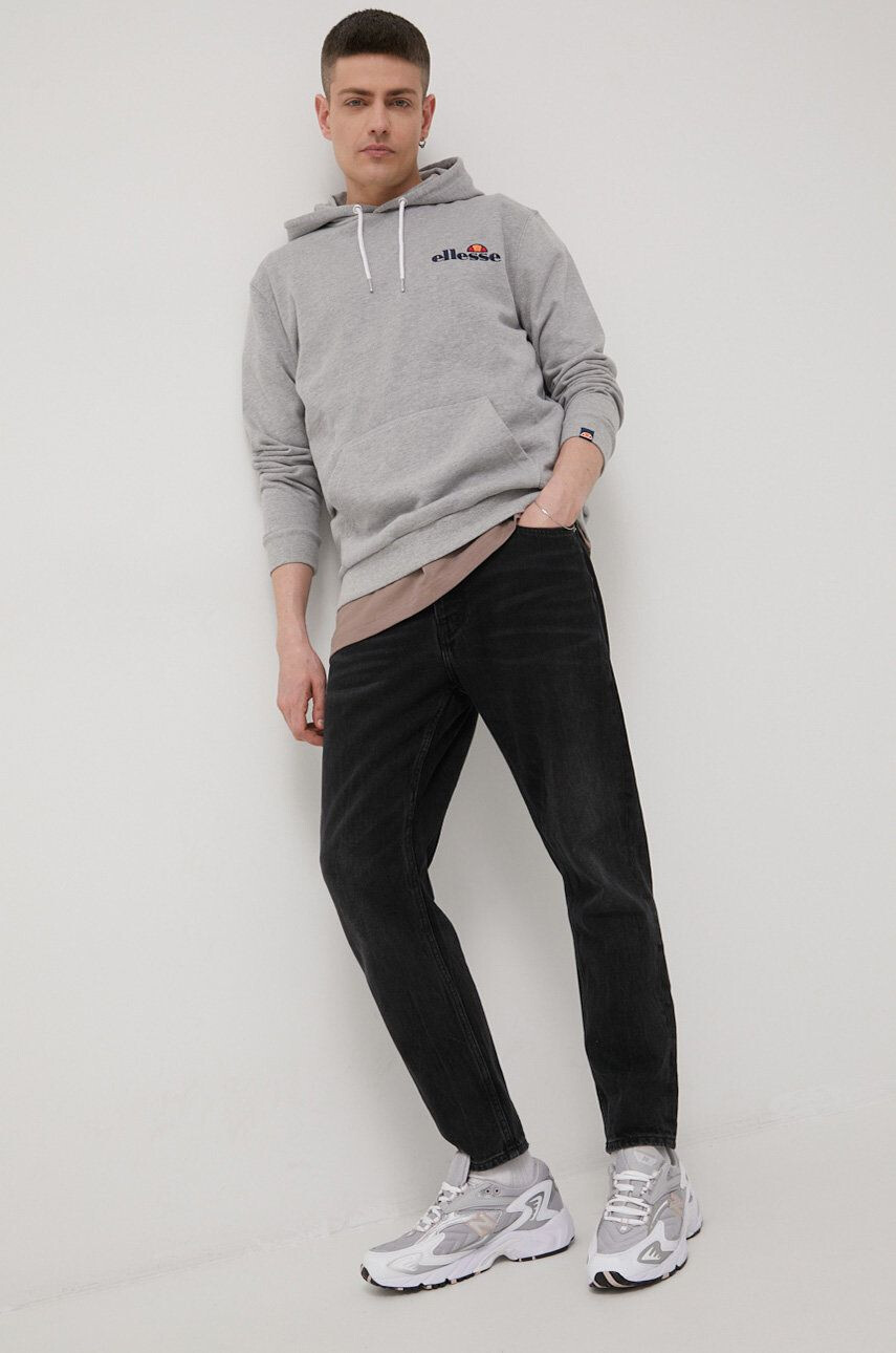 Ellesse Суичър мъжка в сиво с апликация - Pepit.bg