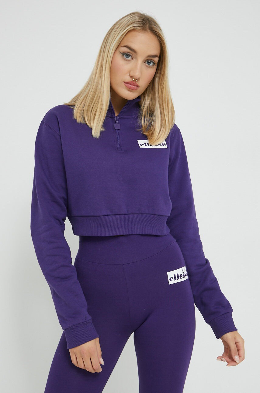 Ellesse Суичър в лилаво с изчистен дизайн - Pepit.bg