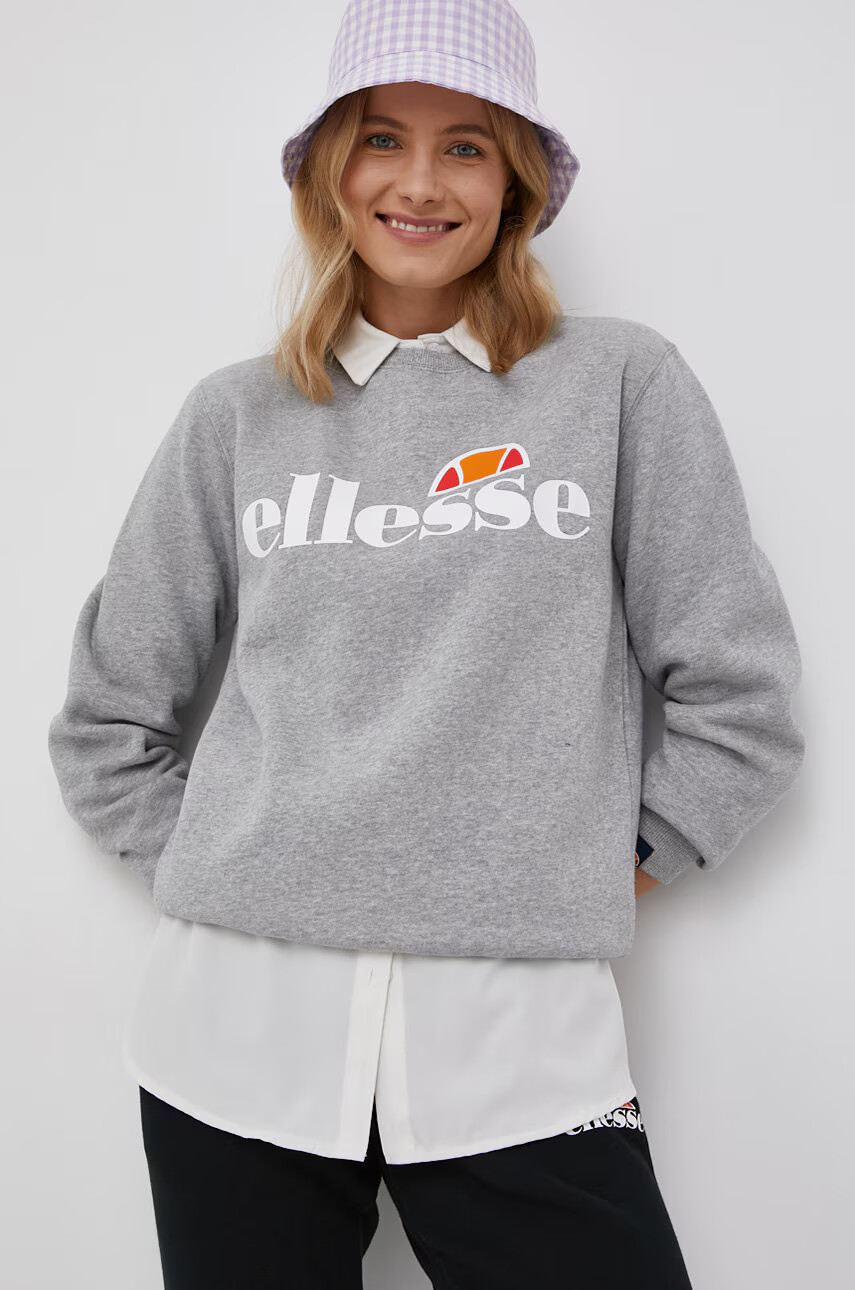 Ellesse Суичър дамски в сиво с принт - Pepit.bg