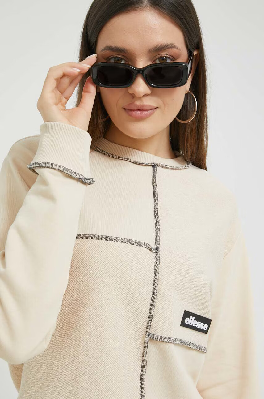 Ellesse Суичър в бежово с изчистен дизайн - Pepit.bg