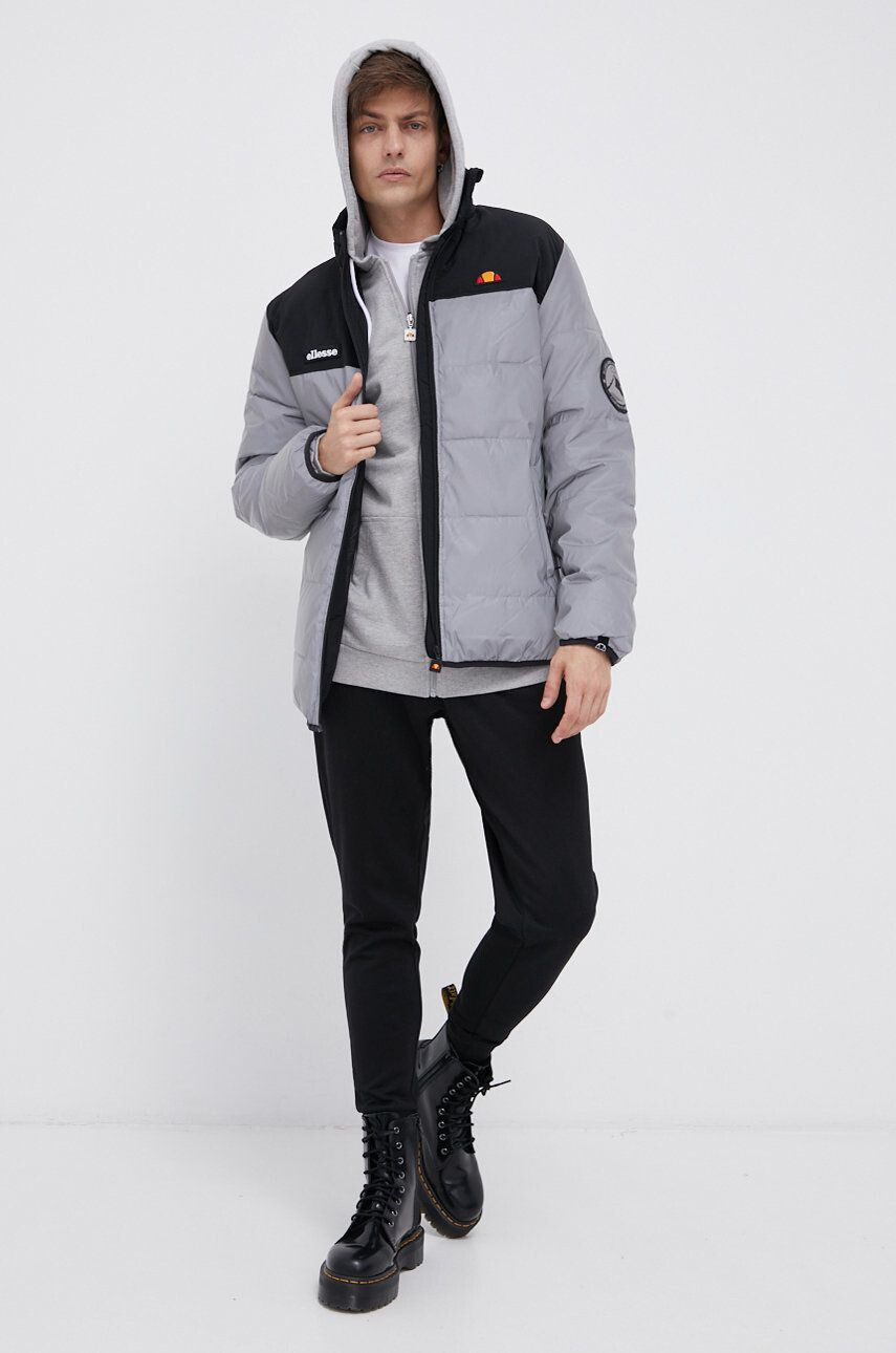 Ellesse Суичър мъжки в сиво с апликация - Pepit.bg