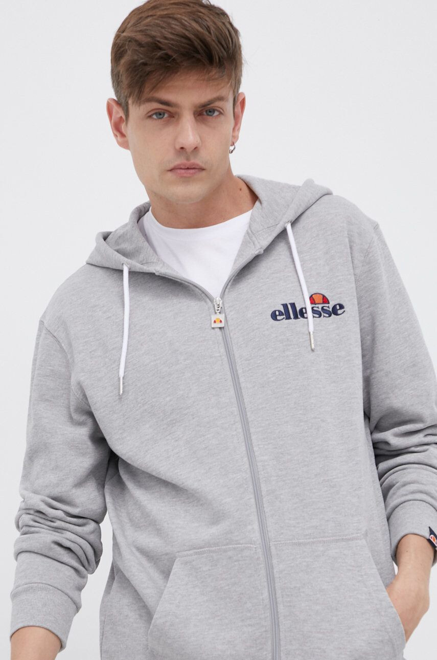 Ellesse Суичър мъжки в сиво с апликация - Pepit.bg