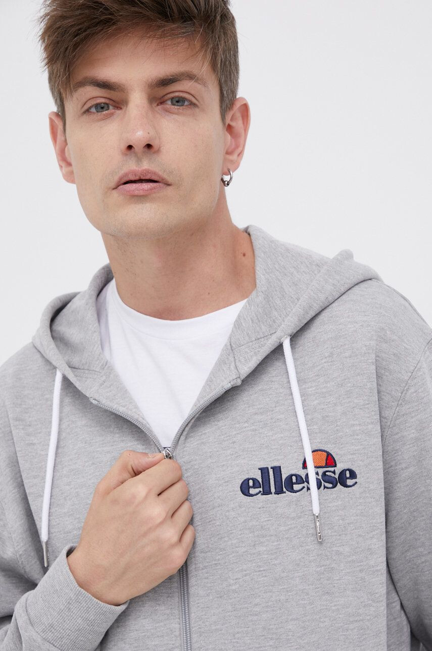 Ellesse Суичър мъжки в сиво с апликация - Pepit.bg