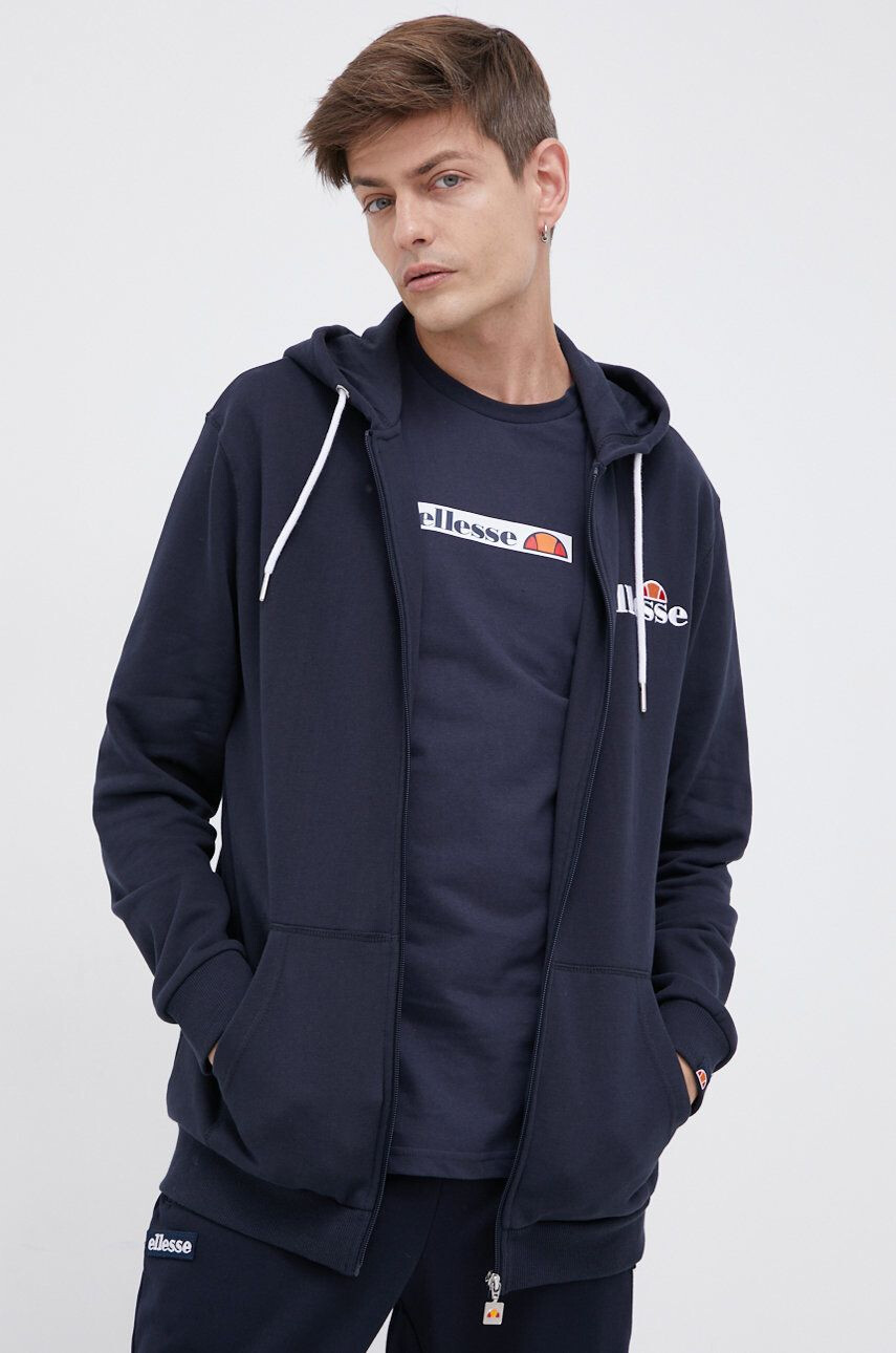 Ellesse Суичър мъжки в тъмносиньо с апликация - Pepit.bg