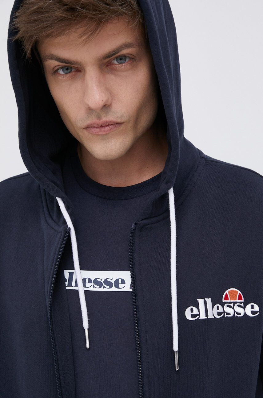 Ellesse Суичър мъжки в тъмносиньо с апликация - Pepit.bg