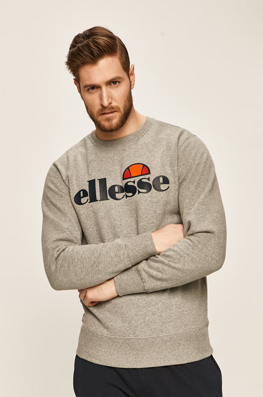 Ellesse Суичър в сиво с десен - Pepit.bg
