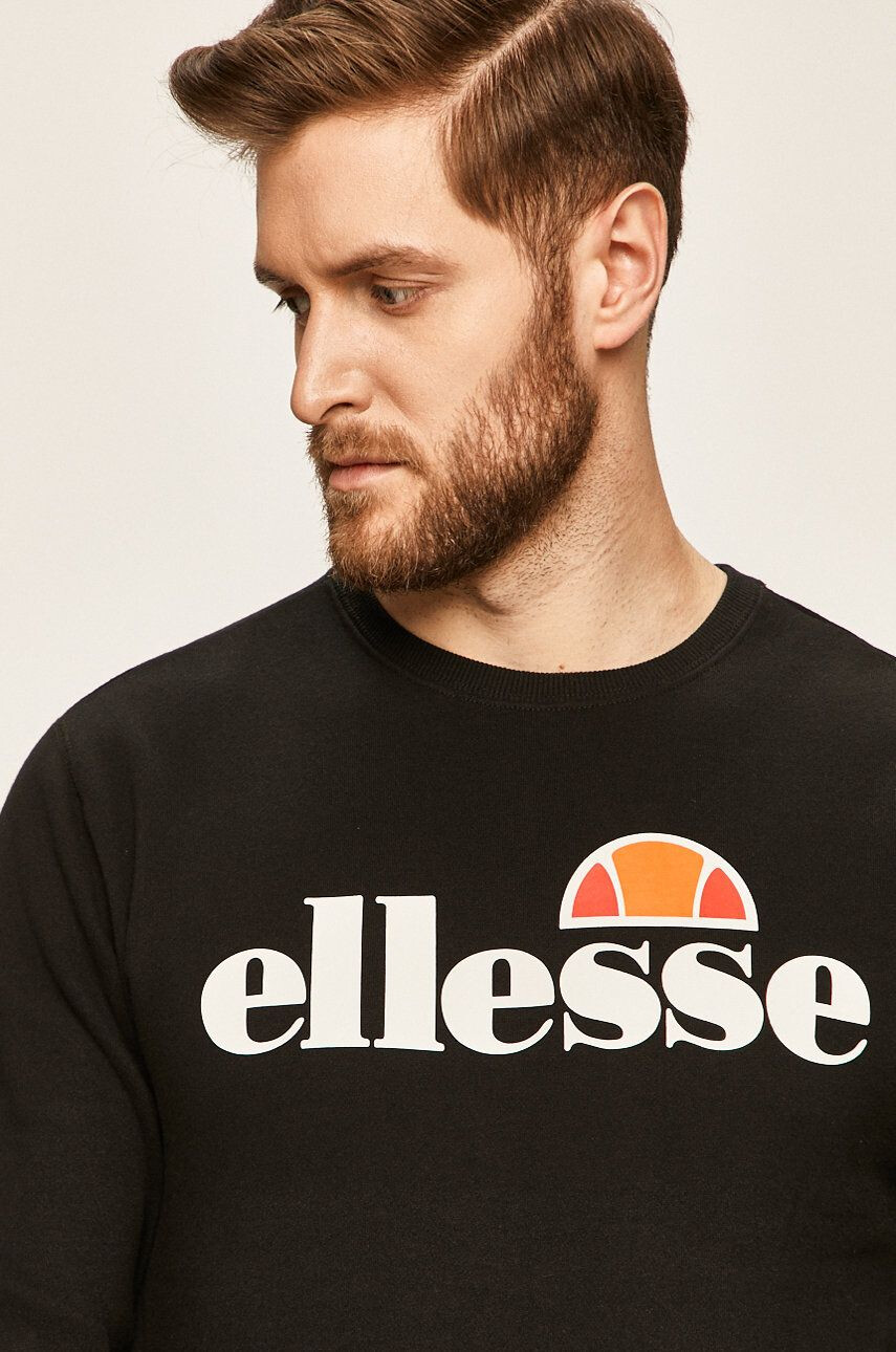 Ellesse Суичър в черно с десен - Pepit.bg