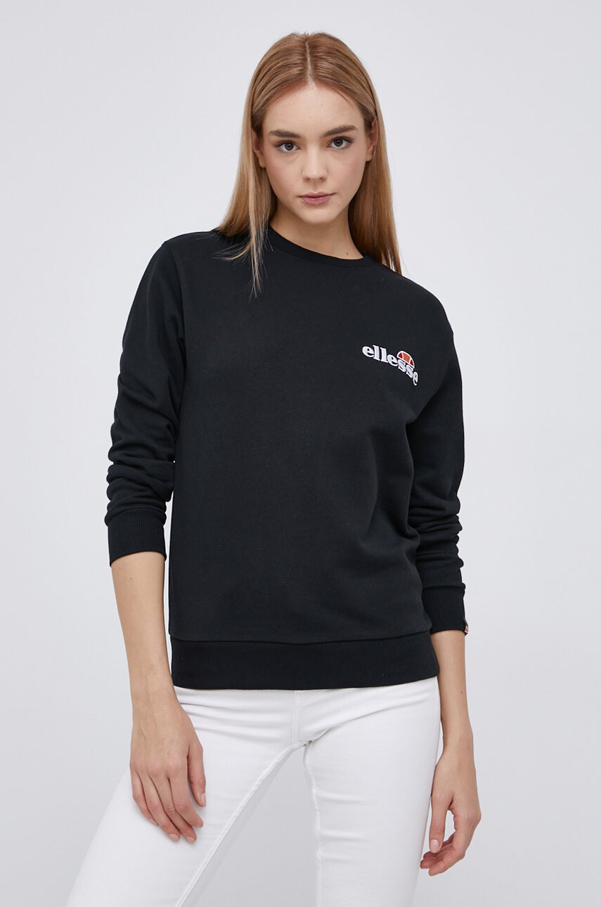 Ellesse Суичър дамски в меланж на черно - Pepit.bg