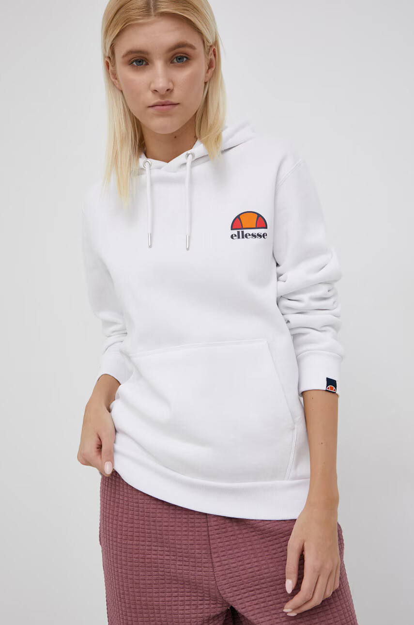 Ellesse Суичър дамски в бяло с принт - Pepit.bg