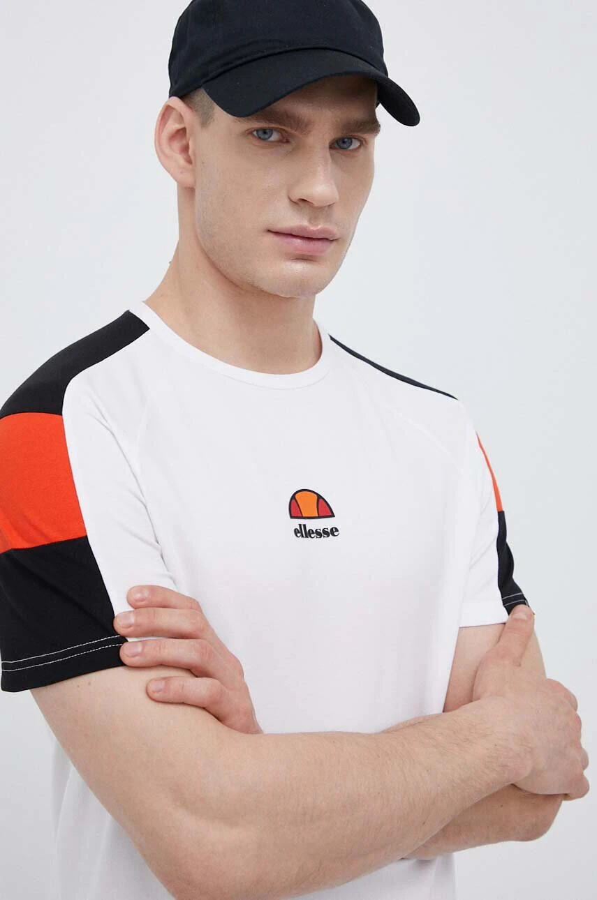 Ellesse Тениска в бяло с апликация - Pepit.bg