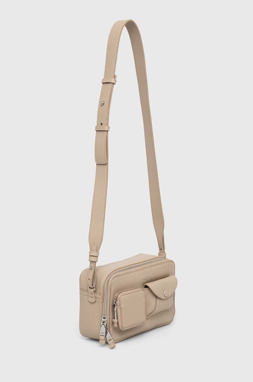 Emporio Armani Чанта в бежово - Pepit.bg