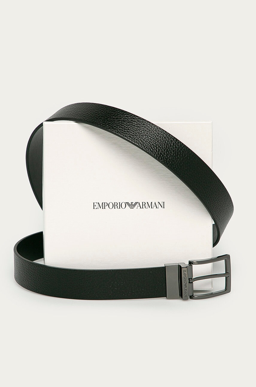 Emporio Armani Кожен колан с две лица - Pepit.bg