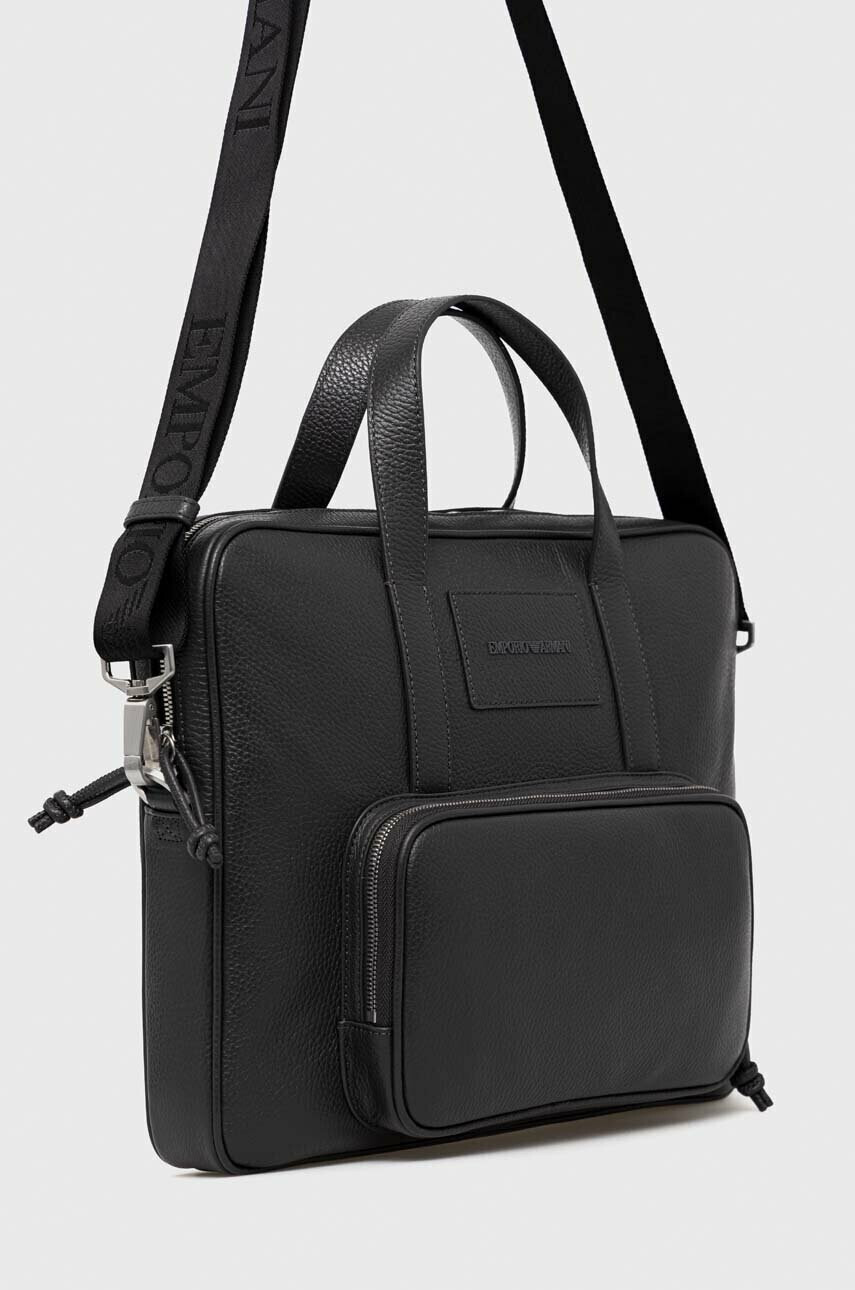 Emporio Armani Кожена чанта - Pepit.bg