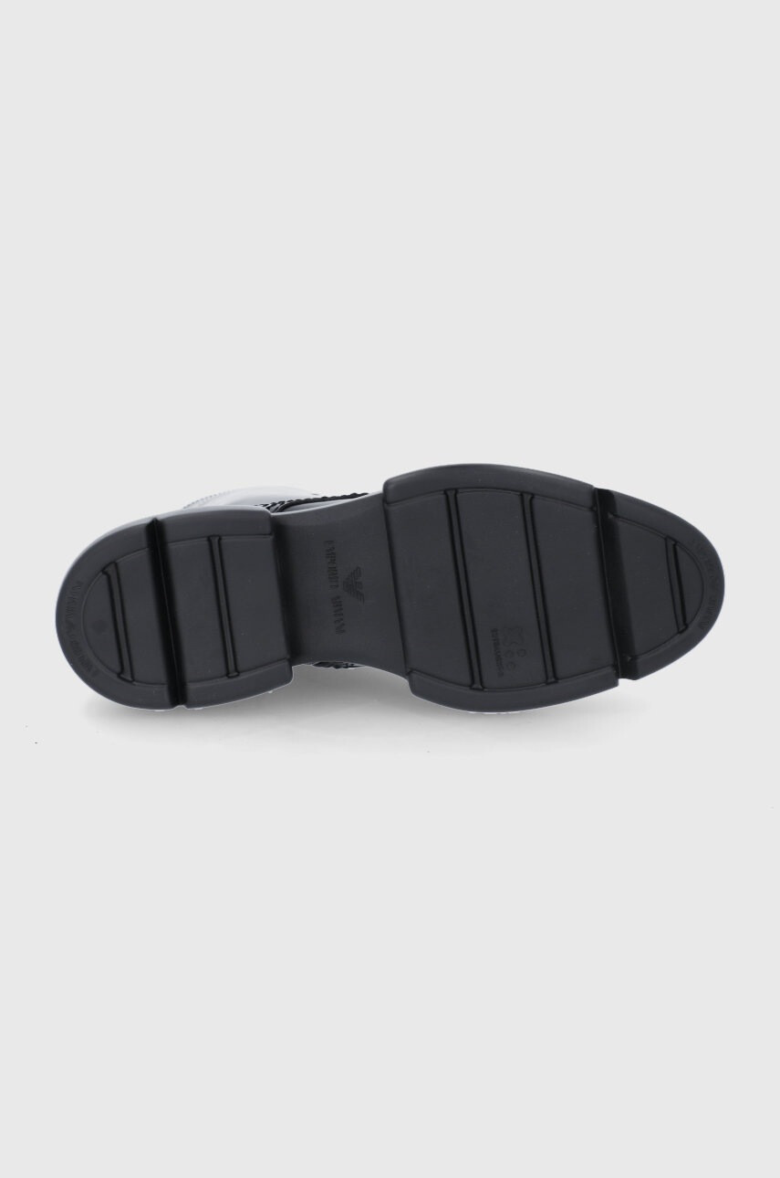 Emporio Armani Кожени кубинки - Pepit.bg
