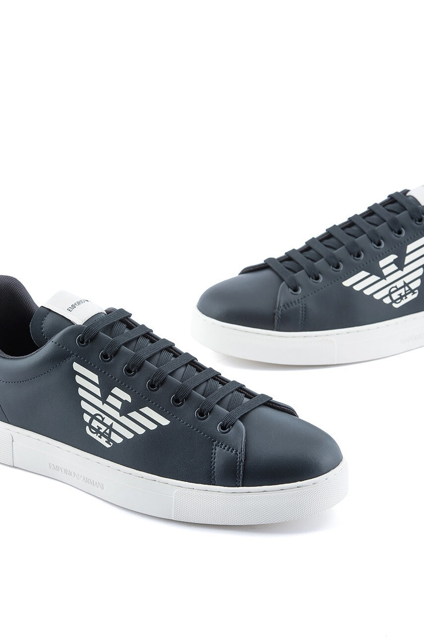 Emporio Armani Кожени маратонки - Pepit.bg