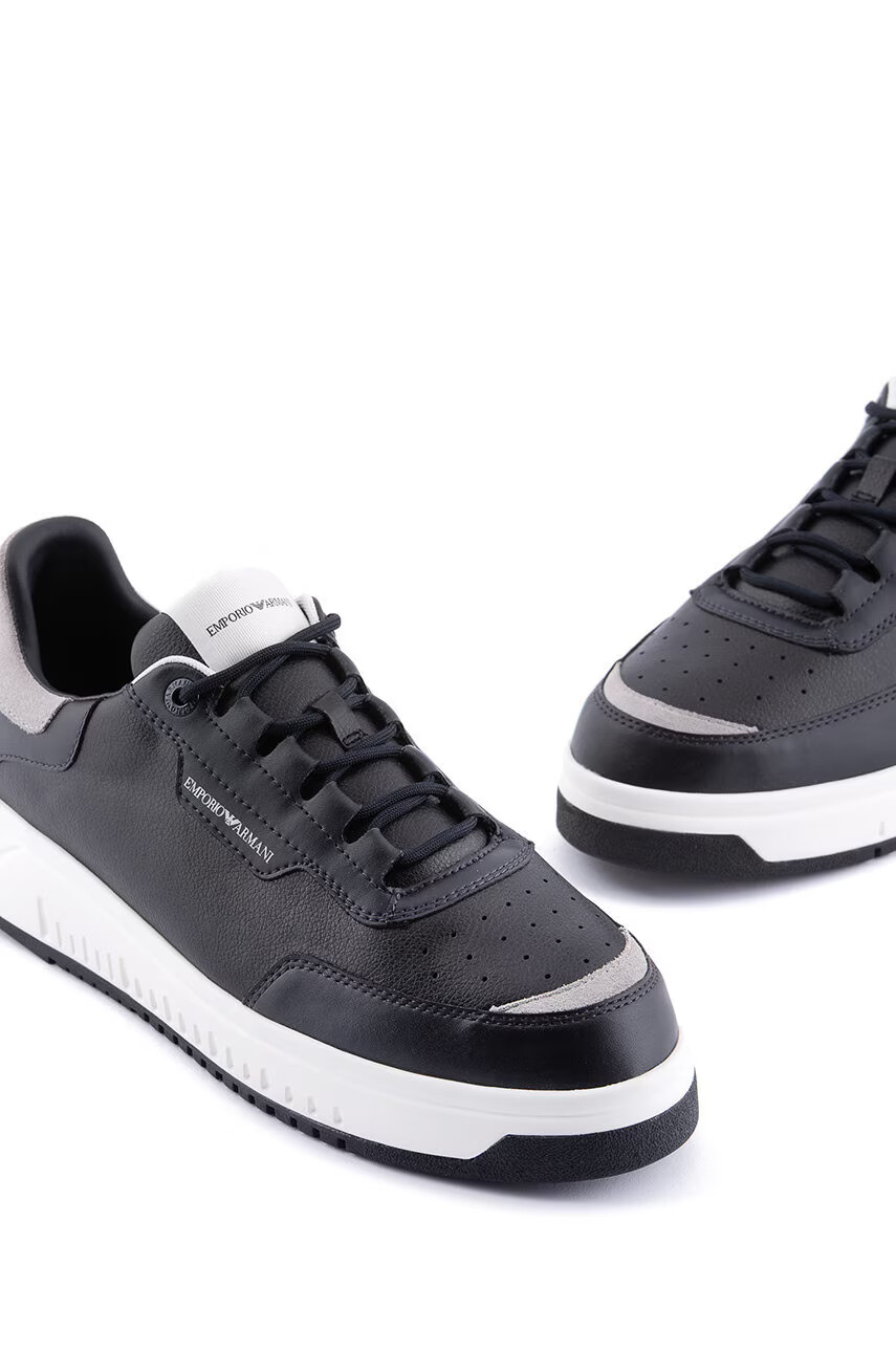 Emporio Armani Кожени маратонки - Pepit.bg