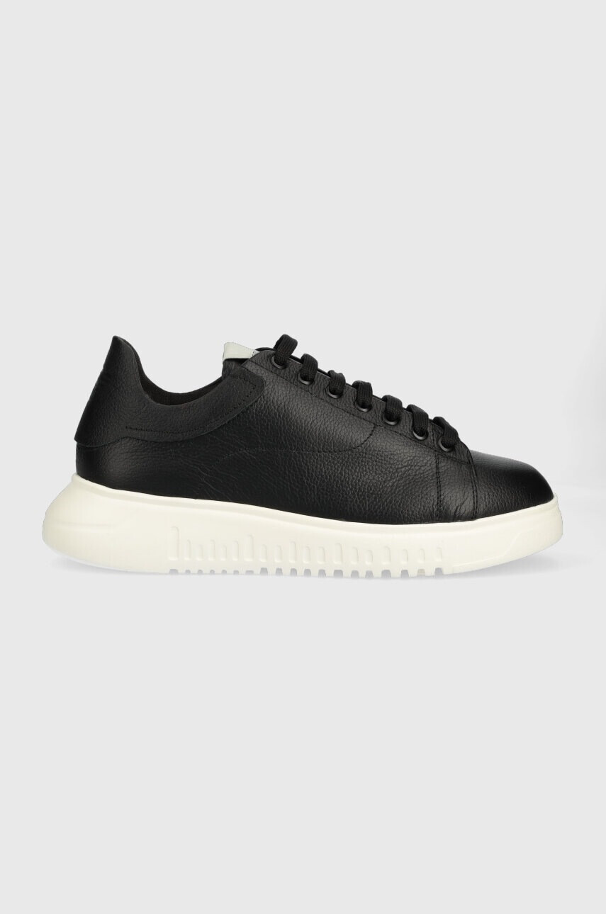 Emporio Armani Кожени маратонки - Pepit.bg