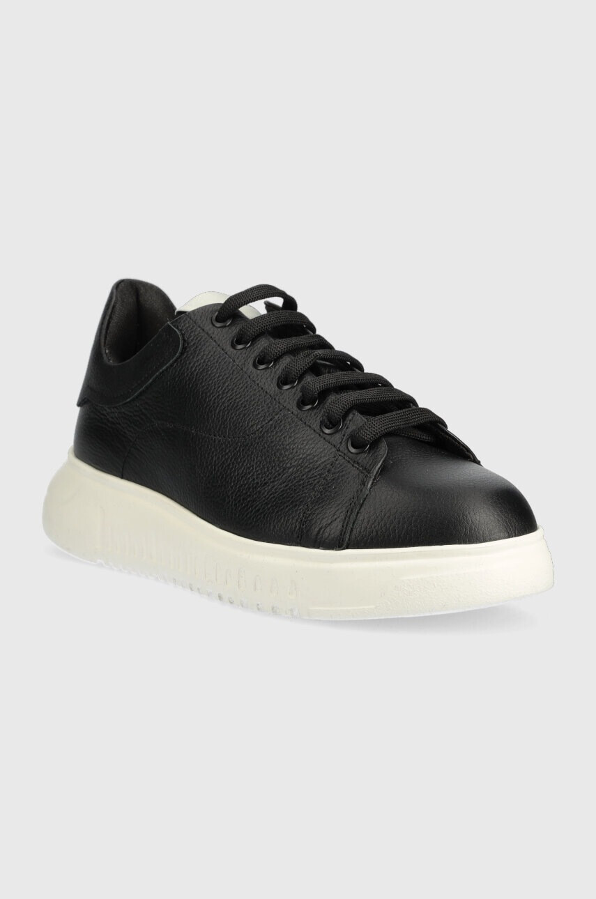 Emporio Armani Кожени маратонки - Pepit.bg
