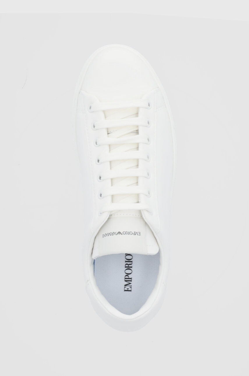 Emporio Armani Кожени обувки в бяло - Pepit.bg
