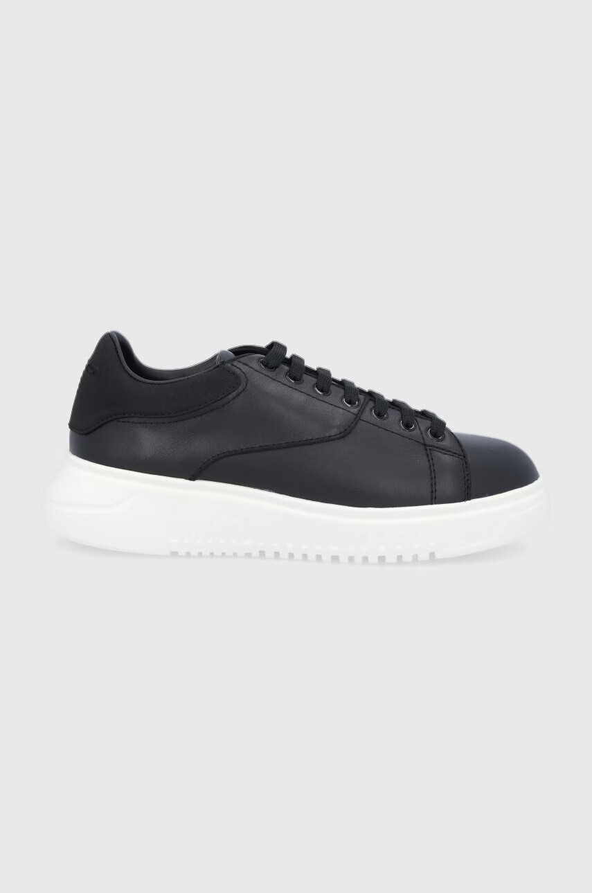 Emporio Armani Обувки в черно с платформа - Pepit.bg