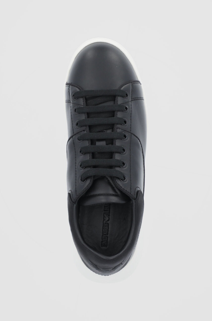 Emporio Armani Обувки в черно с платформа - Pepit.bg