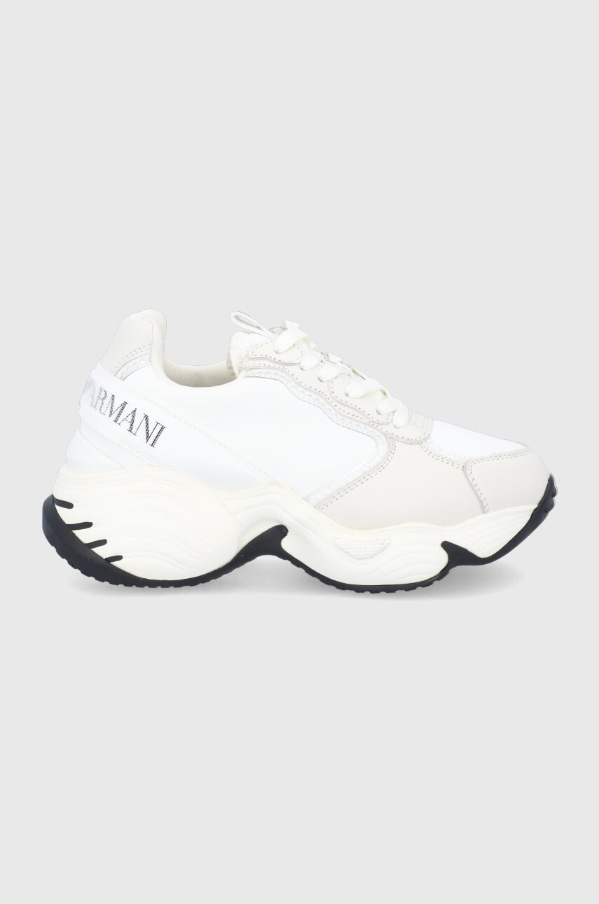 Emporio Armani Обувки в кремаво с платформа - Pepit.bg