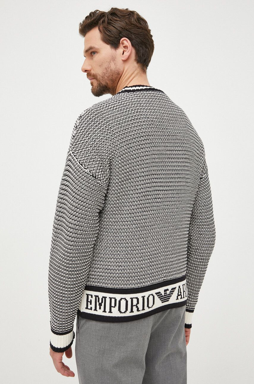 Emporio Armani Памучен пуловер - Pepit.bg