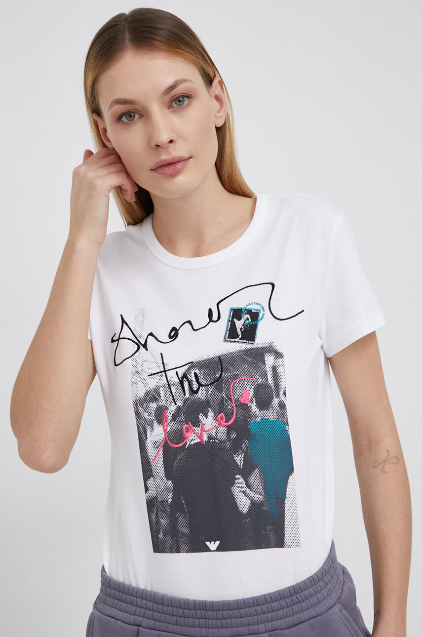Emporio Armani Памучна тениска - Pepit.bg