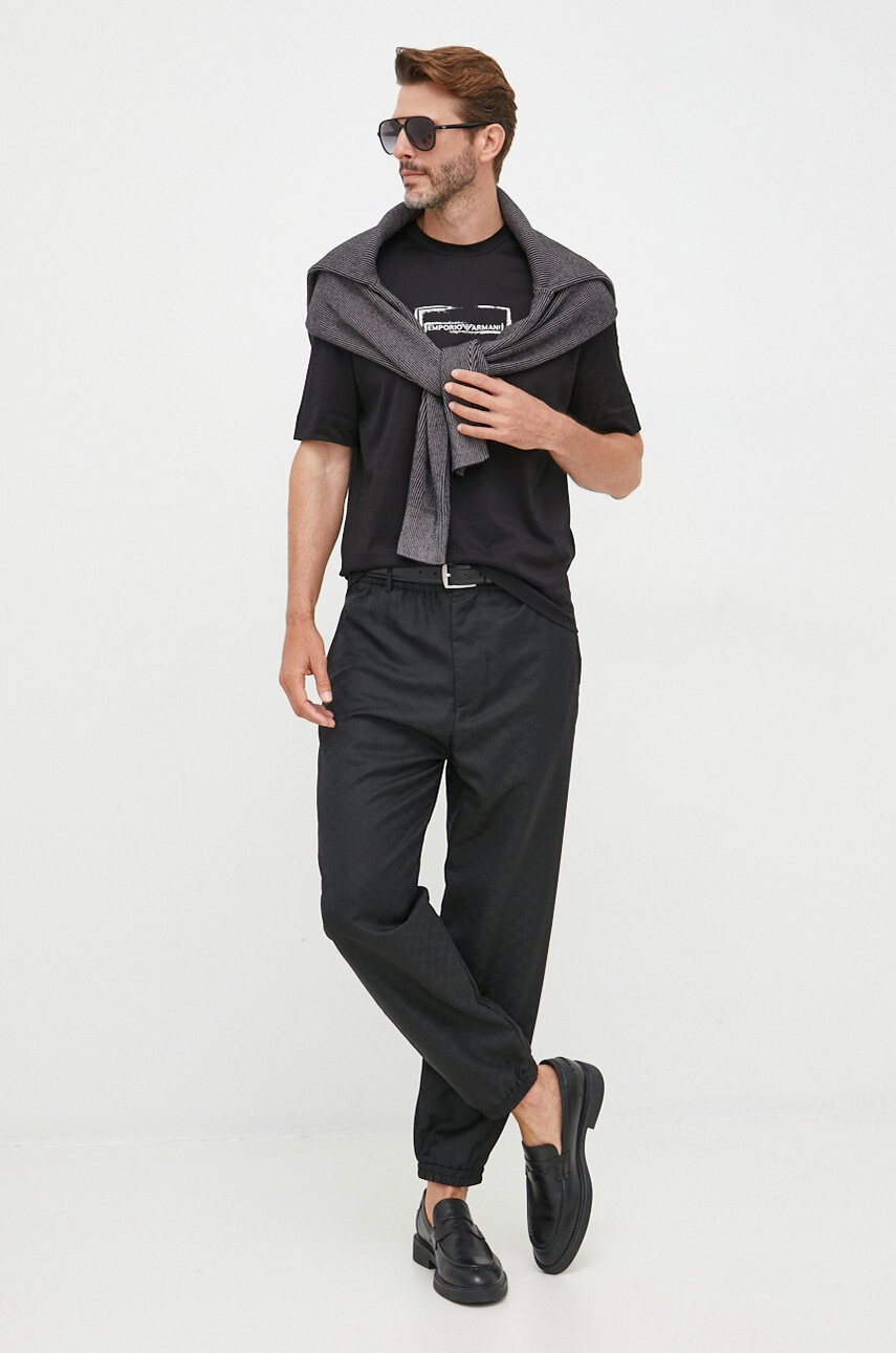 Emporio Armani Памучна тениска - Pepit.bg