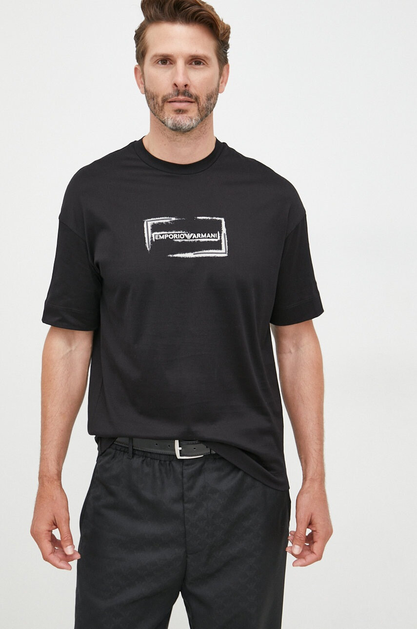 Emporio Armani Памучна тениска - Pepit.bg