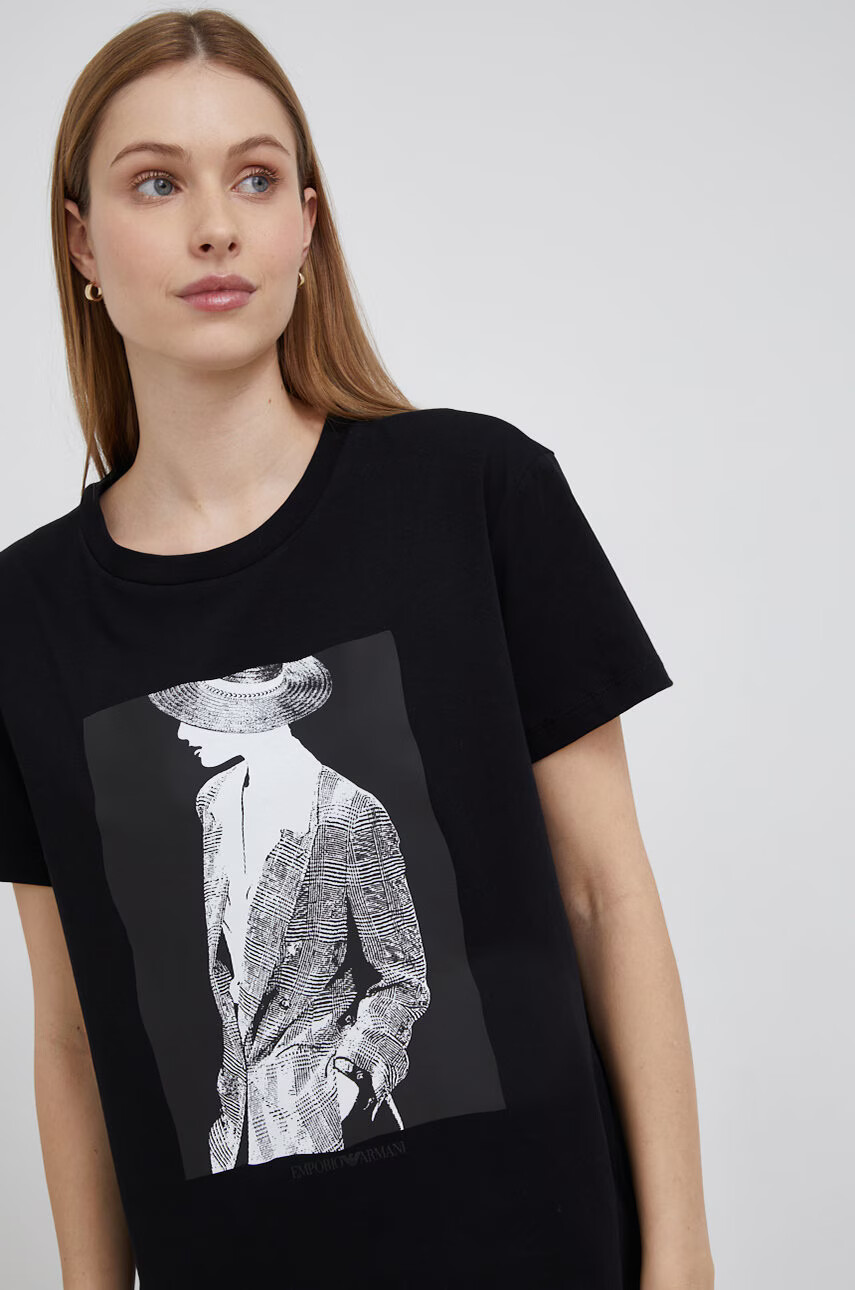 Emporio Armani Памучна тениска - Pepit.bg